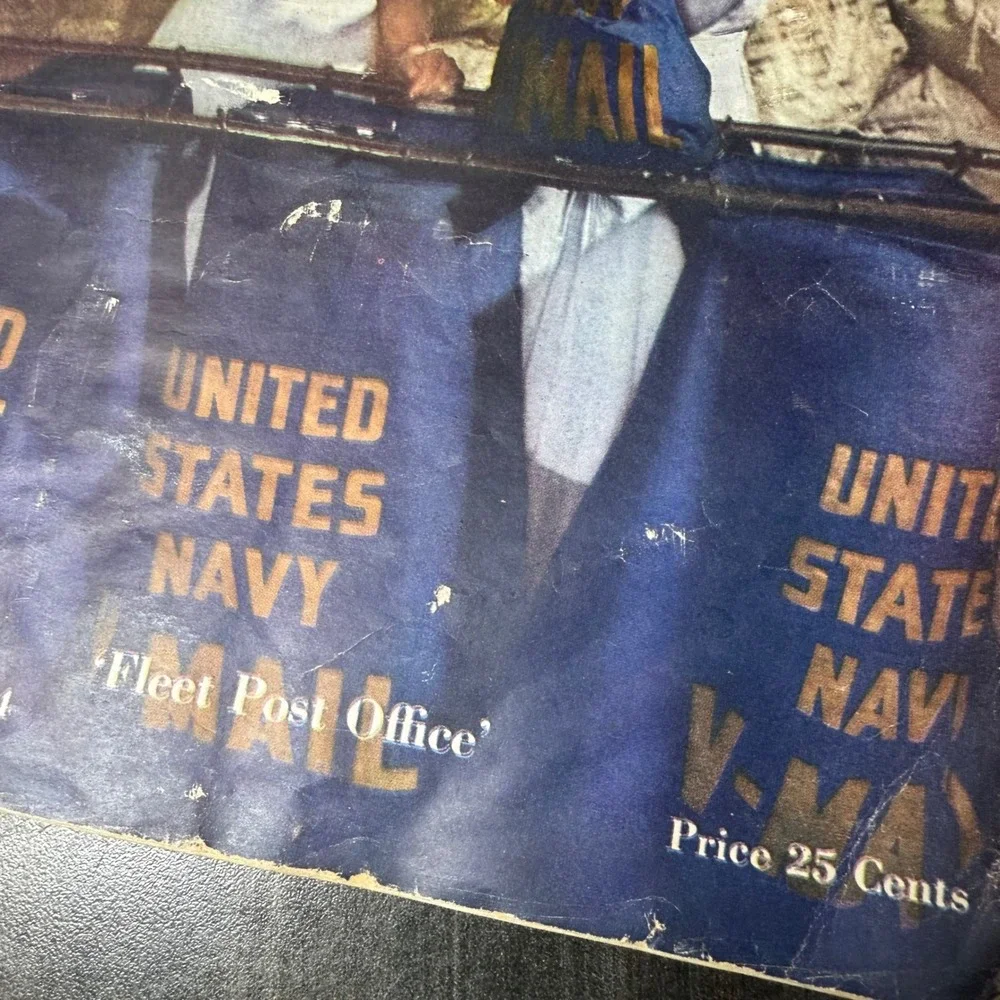 Our Navy Magazine Mid-November 1944 V-Mail Fleet Post‎ Office WWII Era